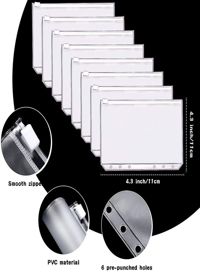 Bolony 3D Starring Sky Budget Binder A6 Planner Money Saver with Zipper Cash Envelopes Sheet and Stickers for Budgeting -004BK - Image 4