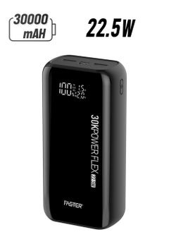 Faster 30000 mAh Power Bank - 22.5W Fast Charging Portable Charger - Laptop Mobile Charger Portable with 2 USB A Ports & 1 USB C Port - Battery Pack For Laptop MacBook Dell iPhone Samsung - Compact Design with Digital Display  - Image 1