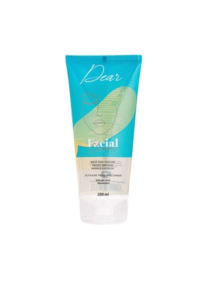 Dear Facial Cleanser For Oily & Acne Prone Skin 200ML