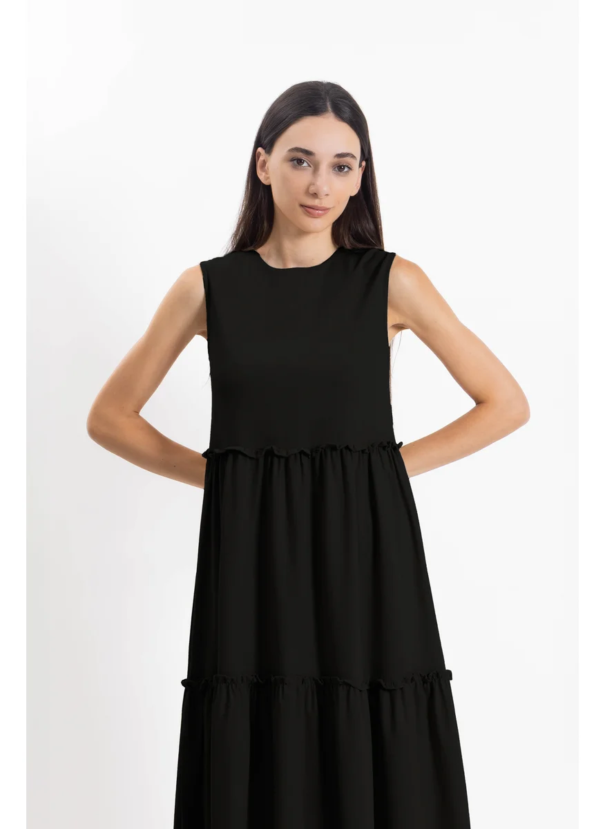 شايبس DETAILED LINEN BLEND DRESS
