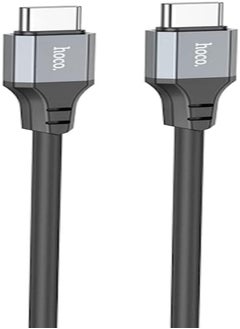 Hoco X86 - Spear Silicone Fast Charging And Data Transmittion Cable (60W - 20V- 3A - 1M), USB-C To USB-C Plug Compatible With Samsung Huawei Xiaomi Oppo - Black