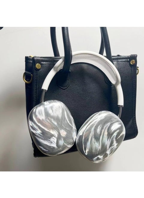 Feather Yarn Airpods Max Protective Cover Transparent TPU Soft Shell Bluetooth Headset Headset Shell Earmuff Head-Specifications:airpods Max