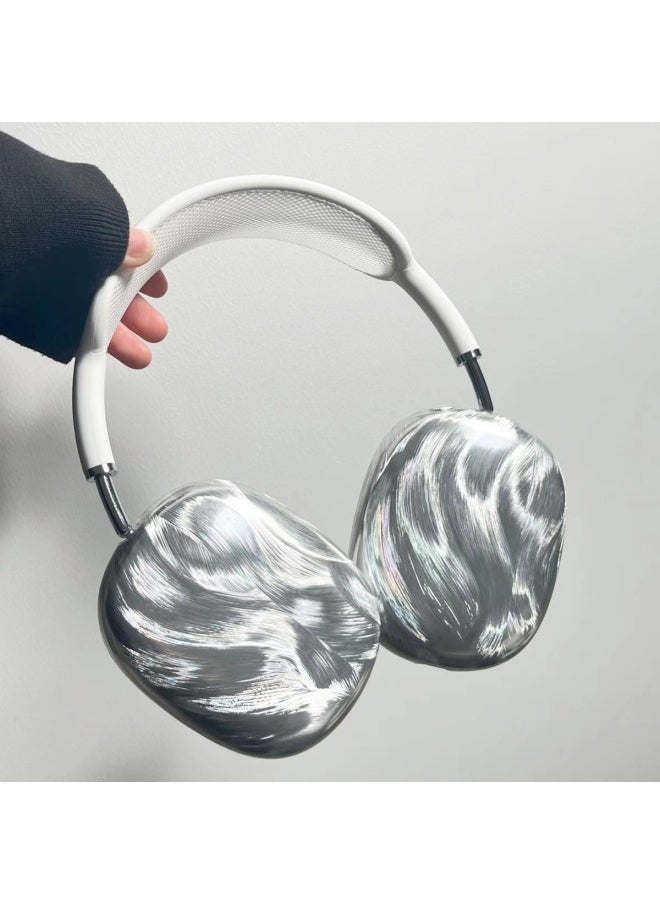 Generic - Feather Yarn Airpods Max Protective Cover Transparent TPU Soft Shell Bluetooth Headset Headset Shell Earmuff Head-Specifications:airpods Max - Image 1