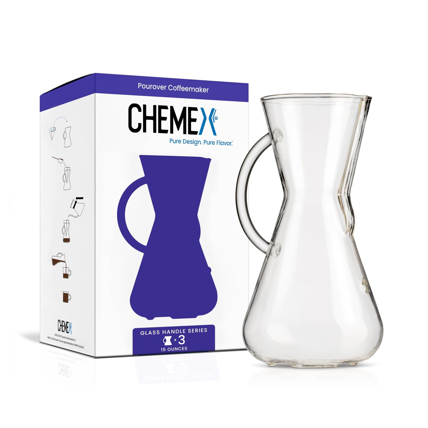 Chemex 3-Cup Glass Handle