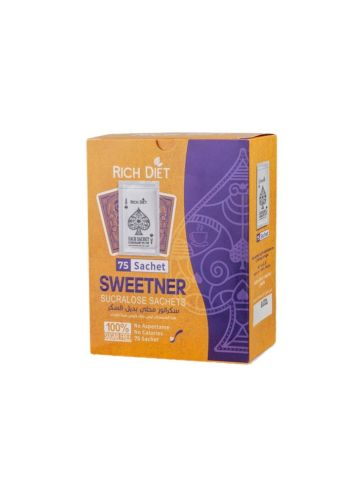 ريتش دايت ريتش بديل السكر علبه 75 باكو معلقه