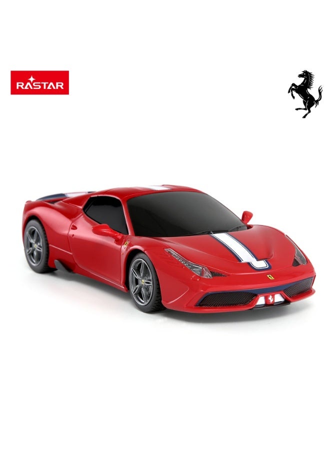 RASTAR 1:24 Scale 458 Speciale A Remote Control Car, Officially Licensed Ferrari RC Toy Car for Kids - Image 2