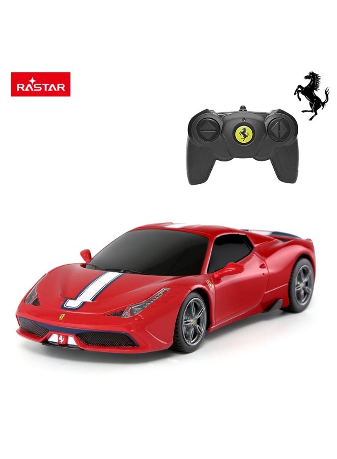 RASTAR 1:24 Scale 458 Speciale A Remote Control Car, Officially Licensed Ferrari RC Toy Car for Kids - Image 1