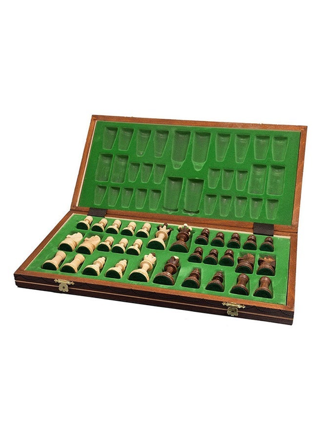 Foldable Chess Board Game Set 40.6x40.6x2.5cm - Image 2