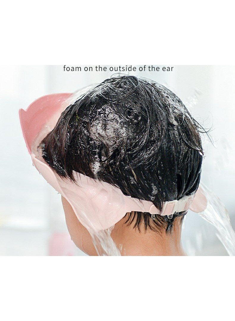 Silicone Cap Shower Shower for Kids with a belt  - Image 1
