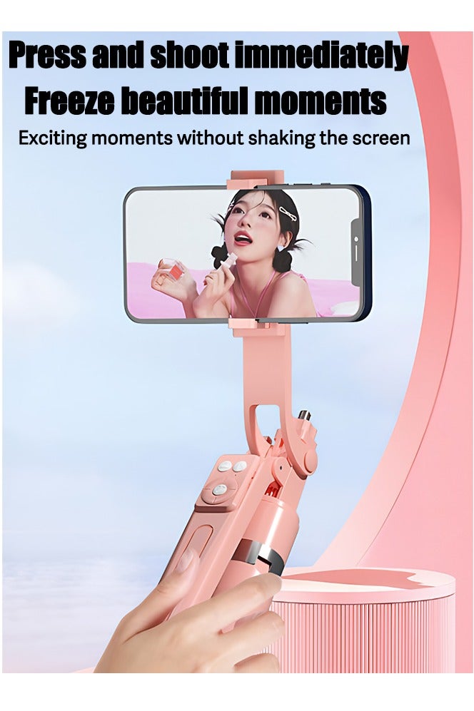 66.9 inches(170cm) Selfie Stick Tripod, Extendable Tripod with Rechargeable Bluetooth Remote,Removable 2pcs fill light， Compatible with iPhone and Android Smartphones, Perfect for Travel, Vlog, Video and Photo, Pink - Image 5