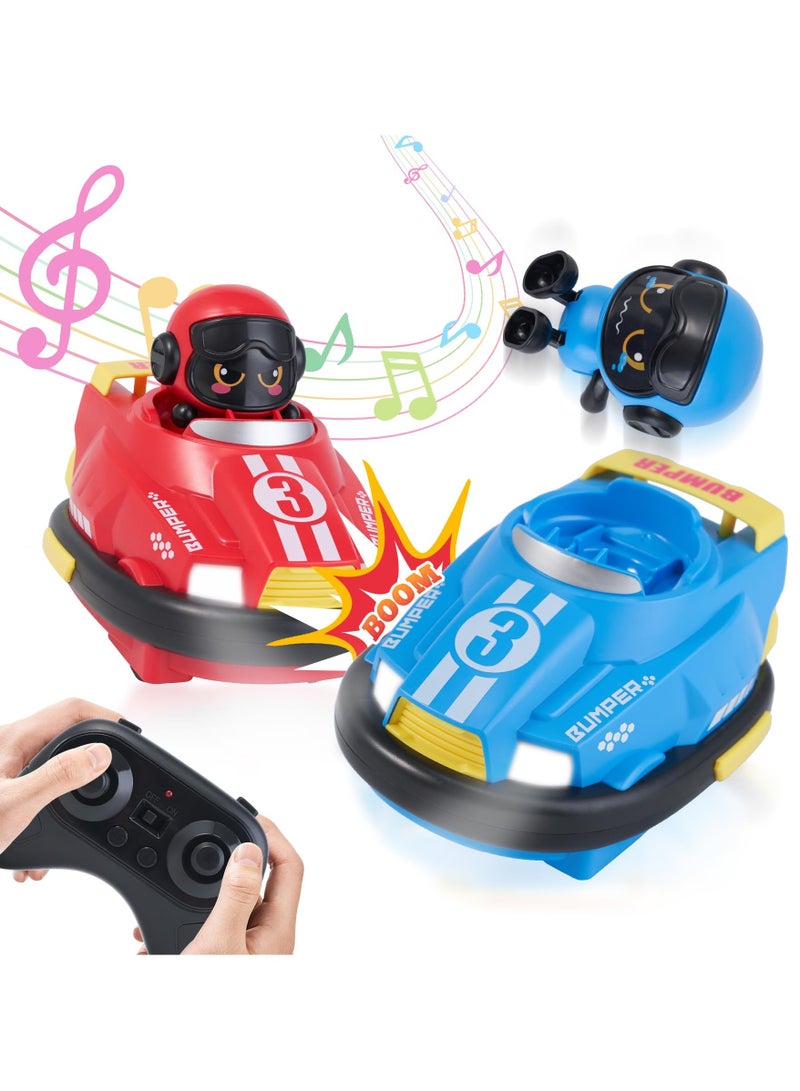 حديقة الألعاب سيارة أطفال تعمل بالريموت كونترول - سيارة LED مع قدرة على الدوران 360°، للأطفال من عمر 3 سنوات | هدية مثالية للأولاد والبنات - Image 1