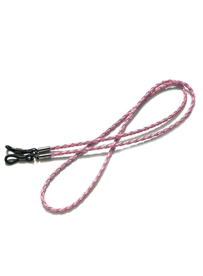 1 x 5 pcs Braided Twist Spectacle Cord Sunglasses Chain Pink