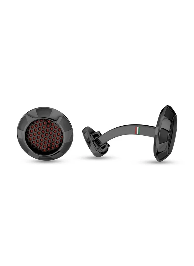 Ducati Corse Passione Red with Black Luxury Cufflinks For Men