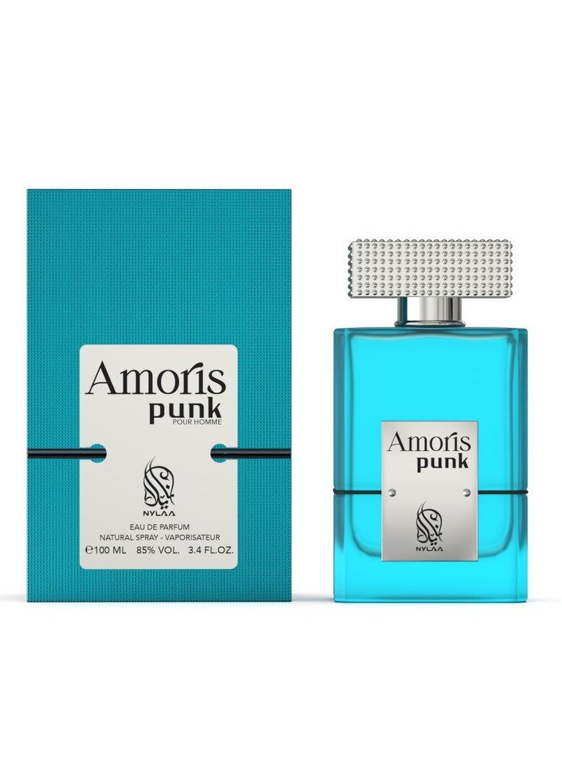 NYLAA Amoris Punk Eau De Parfum For Men - 100 ML - Image 1