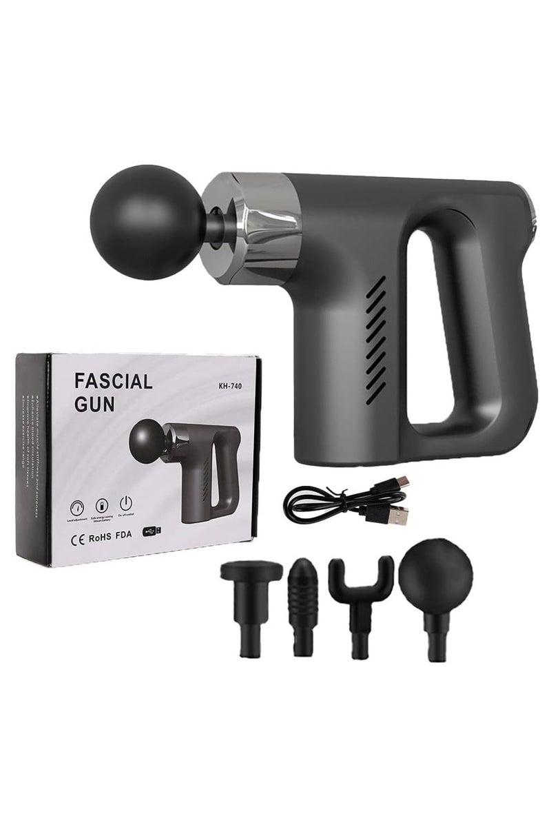 مسدس تدليك فيزيولين LOOX، جهاز تدليك للعضلات، جهاز تدليك عميق للأنسجة، لاسلكي، 30 مستوى سرعة، جهاز تدليك كهربائي محمول للجسم احترافي - Image 1