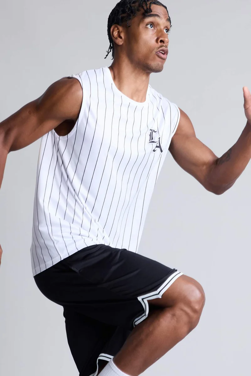 Defacto Standard Fit Printed Crew Neck Sleeveless Tank Top