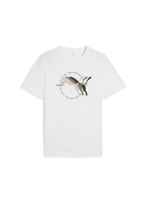 Graphics Multiple Cat Logo T-Shirt