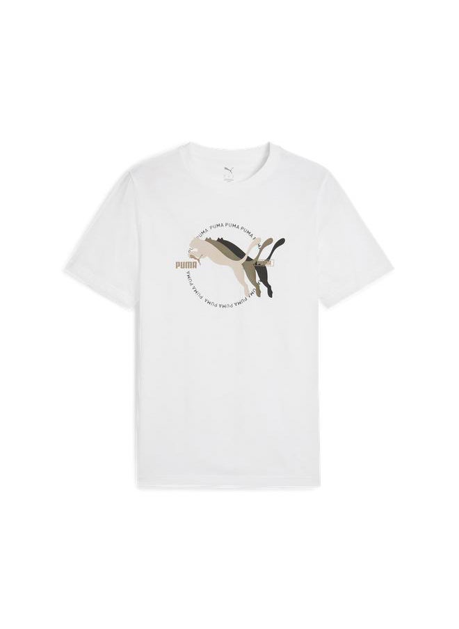 PUMA - Graphics Multiple Cat Logo T-Shirt - Image 1