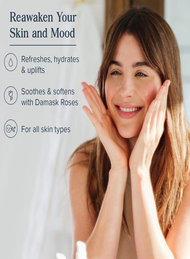 Heritage Store Rosewater, Refreshing Facial Splash for Glowing Skin, with Damask Rose, All Skin Types, Rose Water for Face Made Without Dyes or Alcohol, Vegan & Cruelty Free (8oz, 3pk) - Image 2