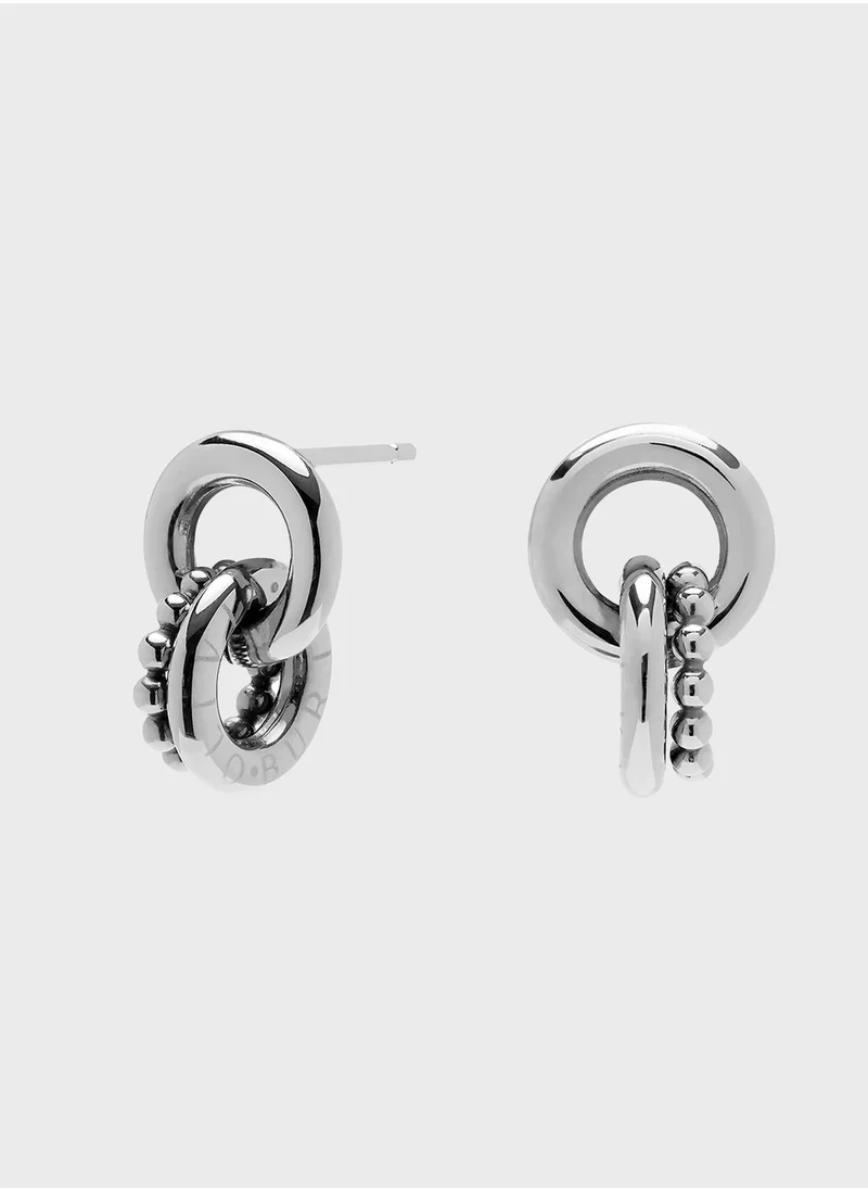 OLIVIA BURTON Round Link Earrings