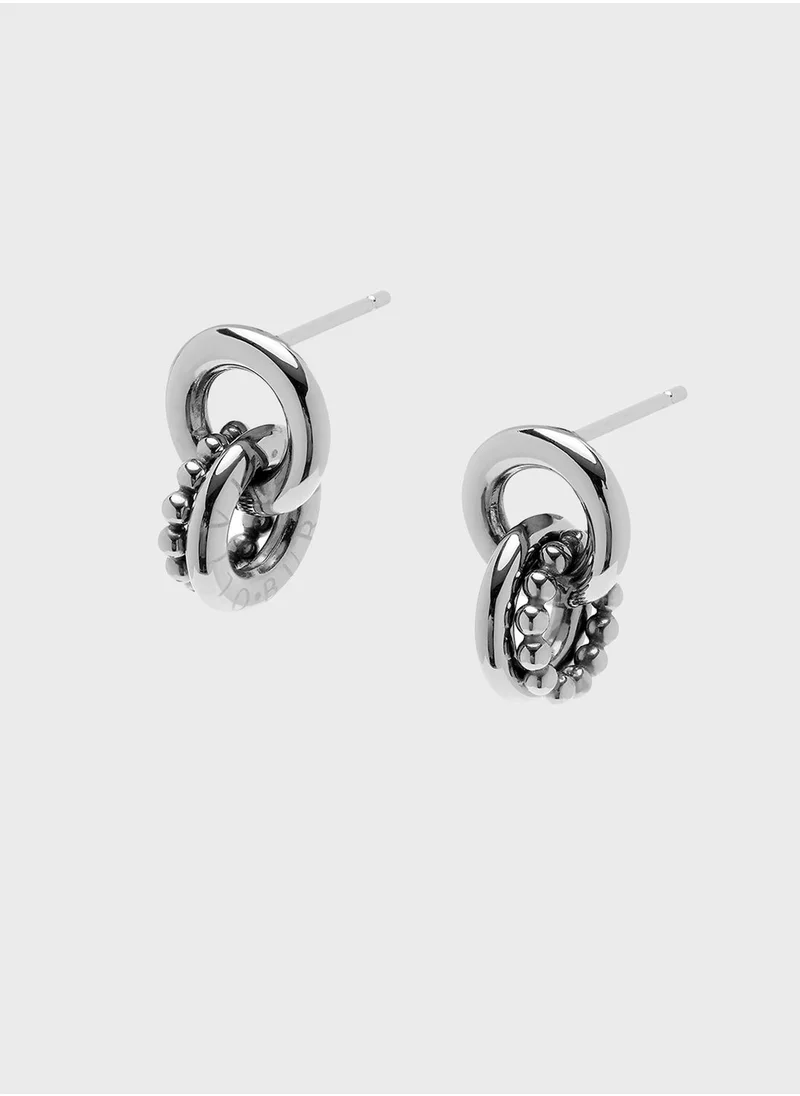 OLIVIA BURTON Round Link Earrings