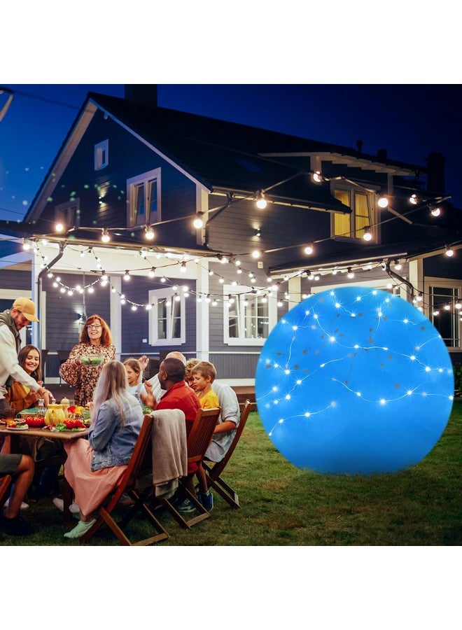 Leitee 2 Pcs 72 Inch Giant Balloons Round Latex Large Human Egg Jumbo Balloons Inflatable Air Decorations for Birthday Party Wedding Engagement(Blue) - Image 5