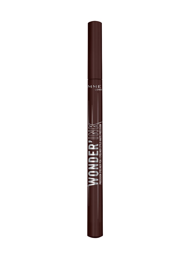 RIMMEL LONDON Wonder'Ink Precision Eyeliner Pen - 002 - Spiced Chestnut, 1ml - Image 2