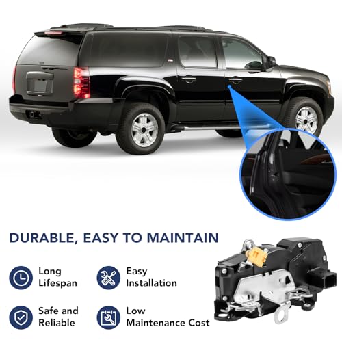 OGATOO Front Passenger Side Door Lock Actuator Fit for 2007 2008 2009 2010 2011 2012 2013 2014 Cadillac Escalade ESV EXT Chevy Avalanche Impala Silverado Suburban Tahoe GMC Sierra 1500 2500 3500 HD Yukon XL - Image 5