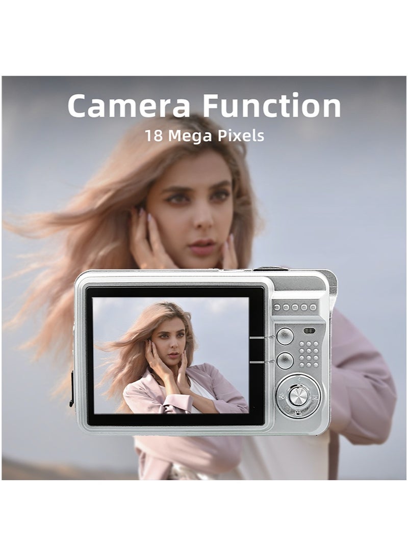 Generic All-in-One 48MP Photo & 1280P Video Camera | 8X Zoom Anti-Shake | 2.7" Large Screen | Portable & Easy to Use - Image 3