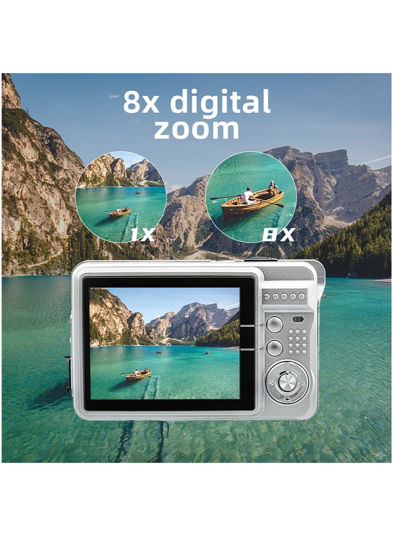 Generic All-in-One 48MP Photo & 1280P Video Camera | 8X Zoom Anti-Shake | 2.7" Large Screen | Portable & Easy to Use - Image 2