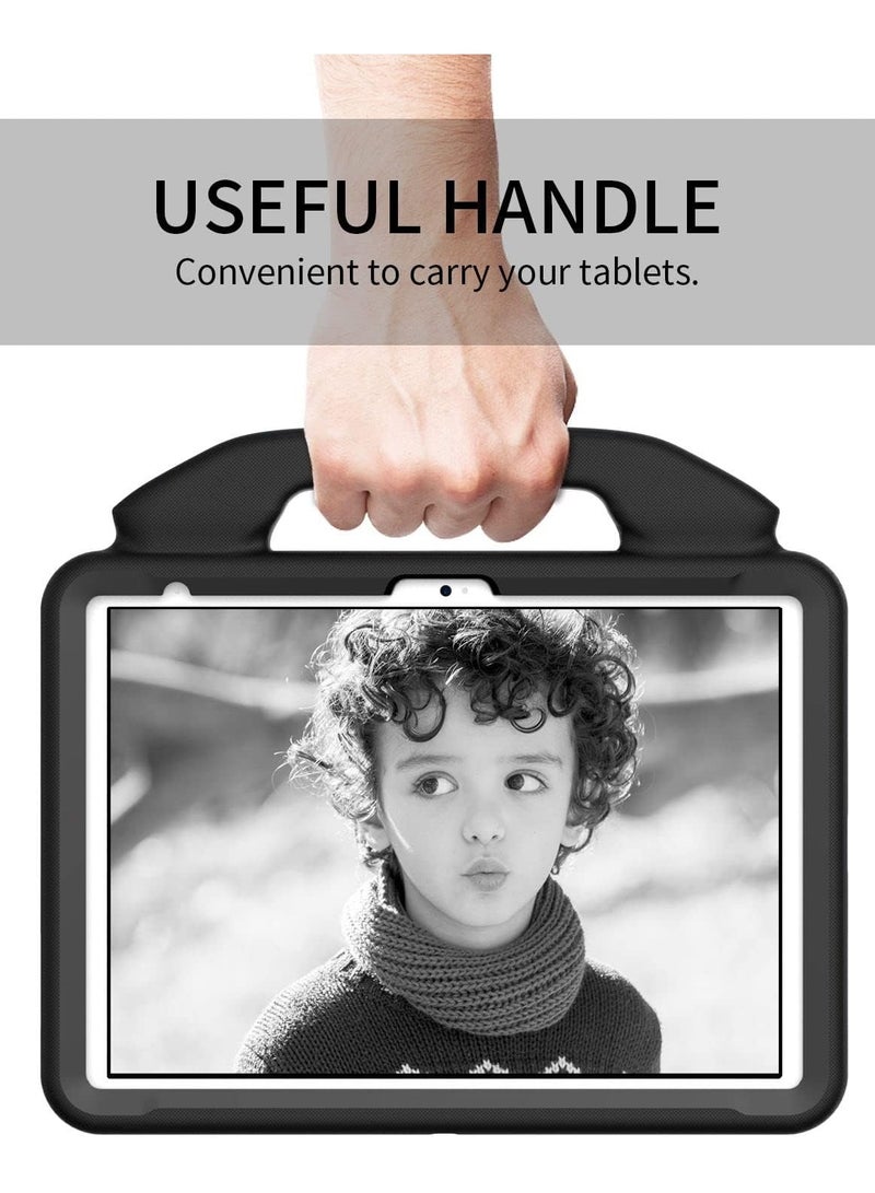 VKL Kids Case for iPad 10th Generation 10.9 Inch 2022, Case for Kids, Full Body Protective Case Shockproof Kid-Proof Cover with Light-Weight Convertible Handle Stand (Black) - Image 4