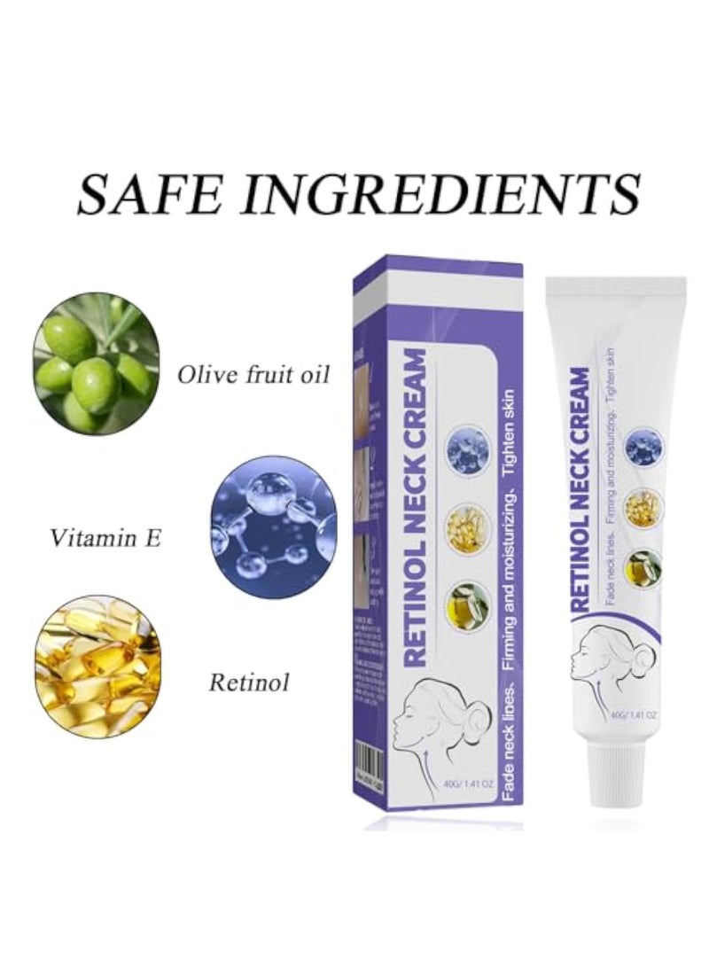 KASTWAVE Neck Firming Cream, Strengthen Neck Skin Tightening Cream, Neck Moisturizer Cream, for Reduce Double Chin, Neck Firming and Lifting Anti Wrinkle, Reduce Wrinkles & Smoothing Neck Fine LIines - Image 4