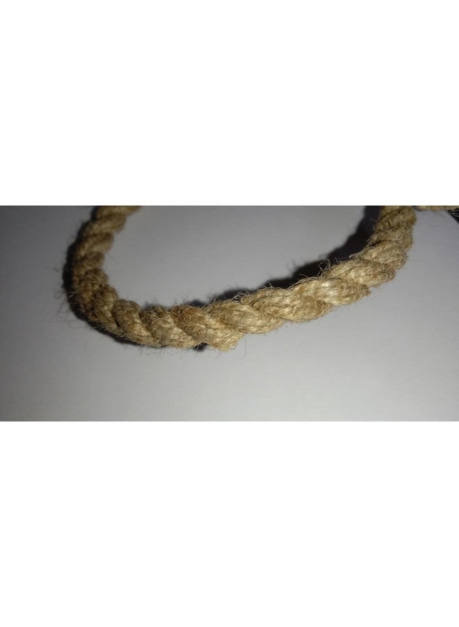 ESSELKAY Jute Rope Coasters, Round Braided Design, Natural Brown, Pack of 2 - Image 3
