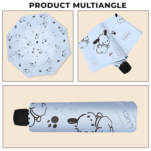 Kraptick Printed Umbrella, Umbrella for Rain, UV Wind Proof Umbrellas, Water-Proof Umbrellas for Men/Women/Boys/Girls/Kids (Blue) (MFP1144) - Image 3