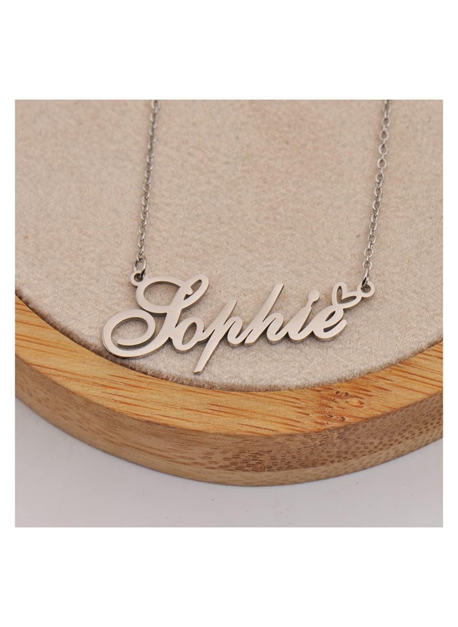 Generic - Custom Made Any Name Design Necklace for Women in Silver and Gold - Image 1