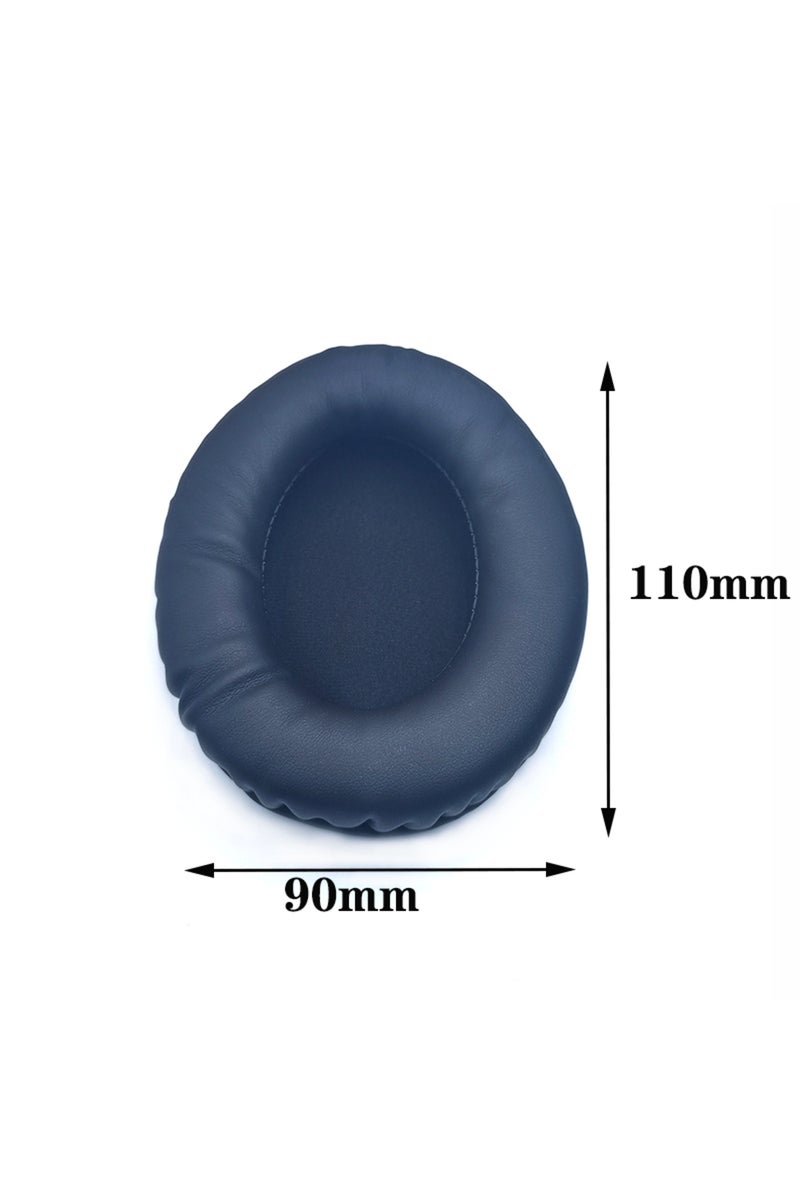 90mm x 110mm Oval Ear Pads For Headphones Covers Sponge Leather Foam Cushion 60*70 60*80 65*85 70*90