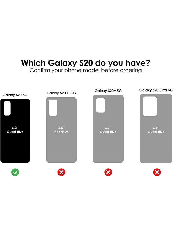 أوتربوكس جراب OtterBox Commuter Series لهاتف Galaxy S20/Galaxy S20 5G (غير متوافق مع Galaxy S20 FE) - أسود - Image 1
