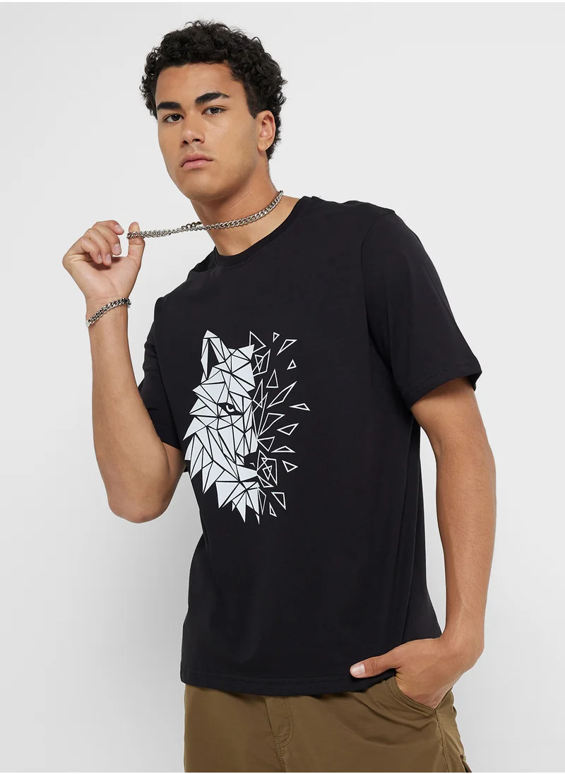 سفنتي فايف Crew Neck T-Shirt