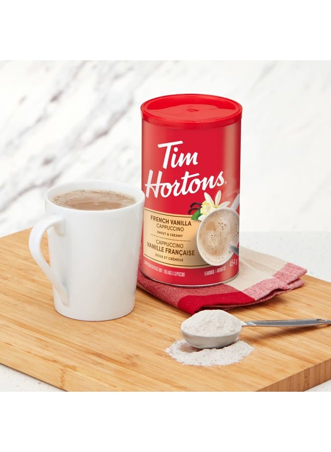 Tim Hortons Instant Cappuccino, French Vanilla, 16 Ounce - Image 2