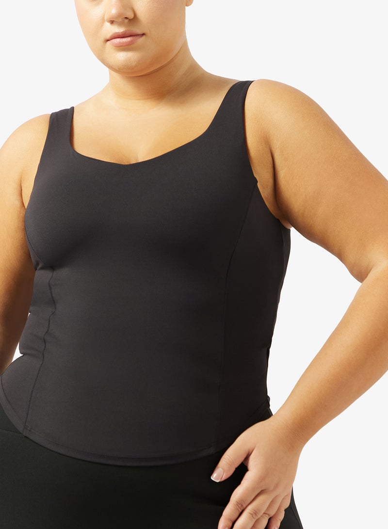 فورورد بلوزة بدون أكمام داعمة متوسطة لتشكيل الجسم من - Image 3