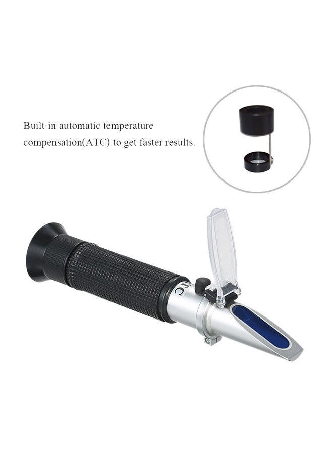 NIBEMINENT Handheld ATC Clinical Refractometer Pet Urine Tester Black/Grey 19.1x4cm - Image 2