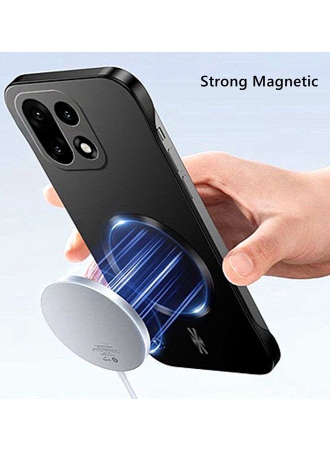 لحافظة Oneplus 15، حماية عدسة الكاميرا، فائقة النحافة، بدون حواف، تدعم الشحن اللاسلكي، غطاء Oneplus 15 5G مغناطيسي عالي الجودة ومقاوم للصدمات بلون موحد - Image 3