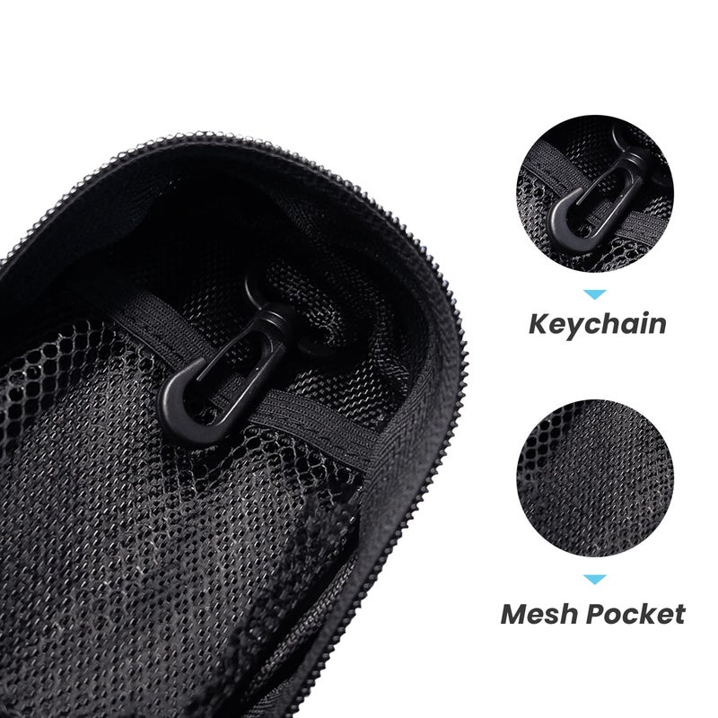 SunHalo Gear Bike Seat Bag - Bicycle Saddle Bag Under Seat Cycling Accessories Storage Pouch Wedge Pack for Mountain & Road Bike - Black - Image 3
