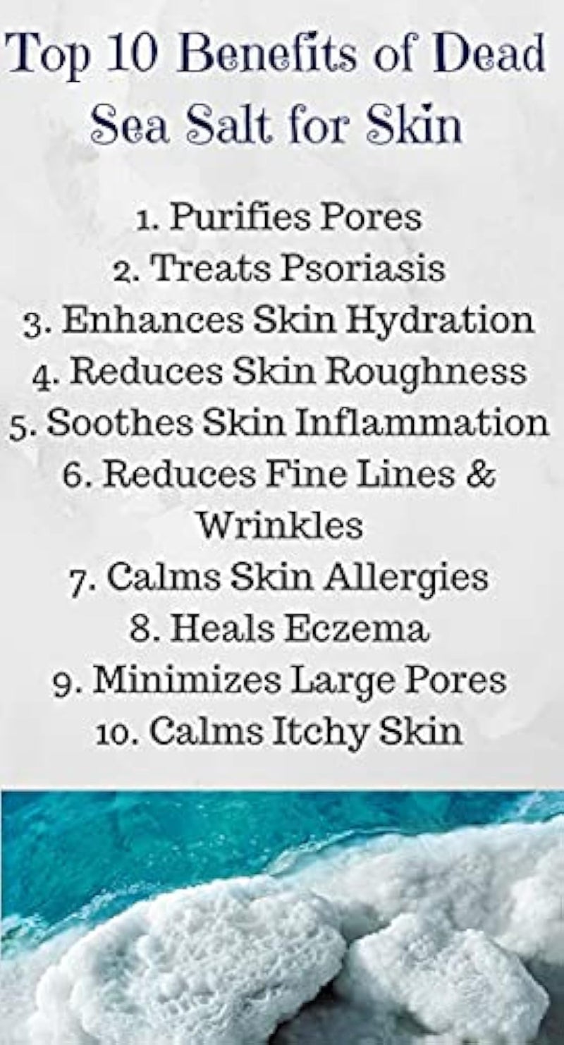 100% Natural Dead Sea Salts for Soaking, Relaxation, and Detoxification of Skin, 600 gm, scent of Jasmine - Image 3
