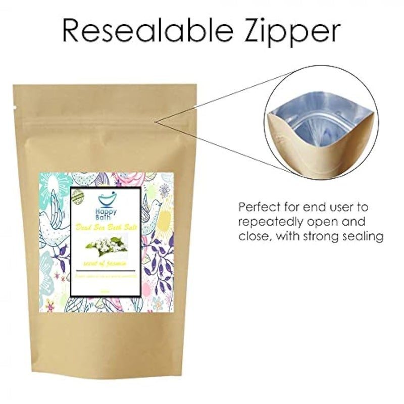 100% Natural Dead Sea Salts for Soaking, Relaxation, and Detoxification of Skin, 600 gm, scent of Jasmine - Image 5