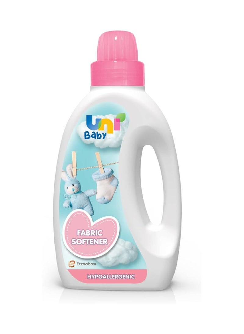 Uni baby Active Laundry Detergent 1500ml + Fabric Softener 1500ml Dermatologically Tested for Sensitive Skin - Hypoallergenic Baby Fabric Detergent & Softner  - Image 4
