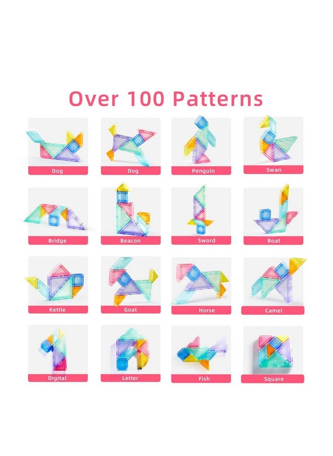 MiDeer - Magnetic Tangram Travel Tangram Puzzle Magnetic Pattern Block For Ages 4 5 6 7 8 9 Toy For Kids Brain Development Toy Iq Educational Toy Gift - Image 1
