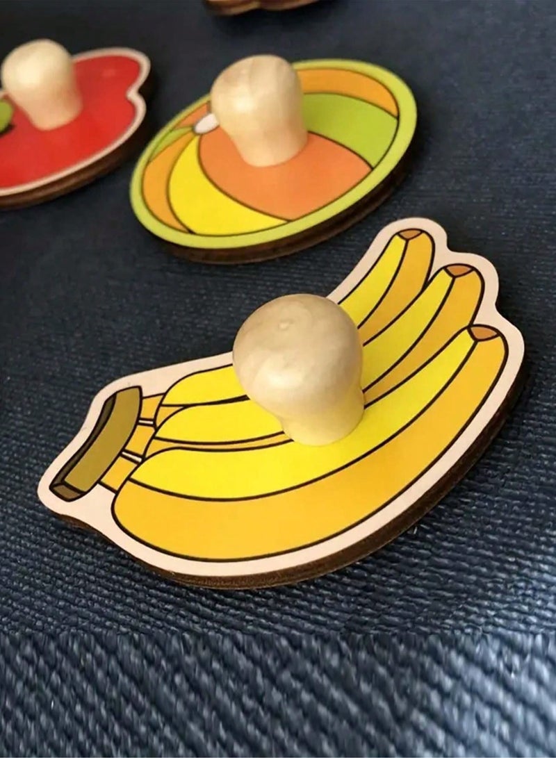 Montessori Wooden Peg Puzzles for Toddlers Ages 1-4 – Safe Educational Fine Motor Skill Toys with Chunky Knobs – Durable Learning Puzzle Set for Boys & Girls – Early Cognitive Development Gift - Image 2