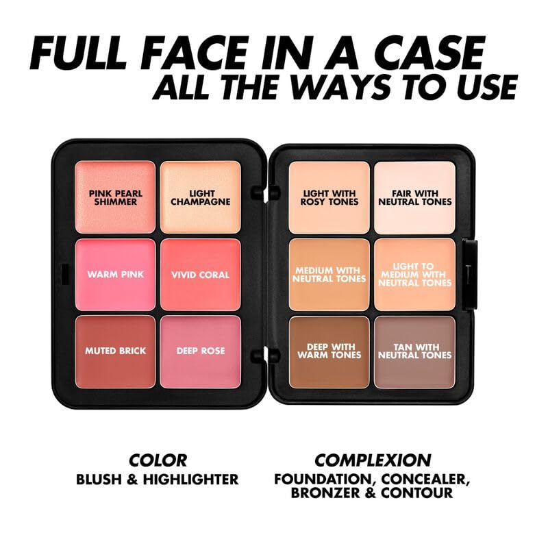 MAKE UP FOR EVER HD Skin Face Essentials Palette - Harmony 1 by Make Up For Ever for Women - 0.9 oz Makeup - Image 2