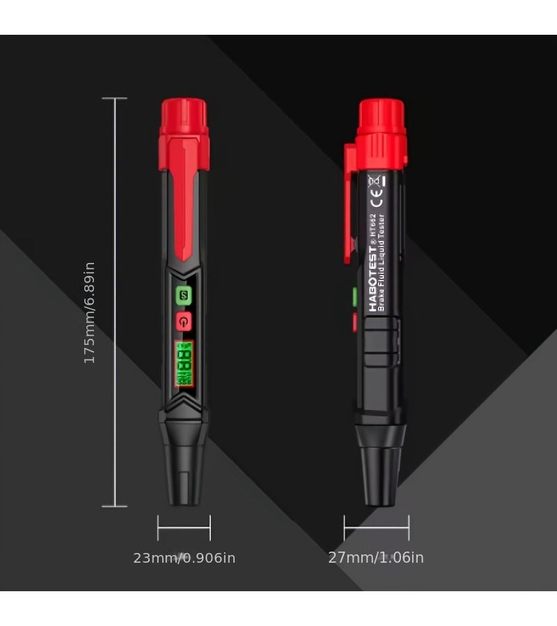 Brake Fluid Tester HT662 For DOT3, DOT4, DOT5.1 Compatible Oils, Essential Car Maintenance Tool - Image 3